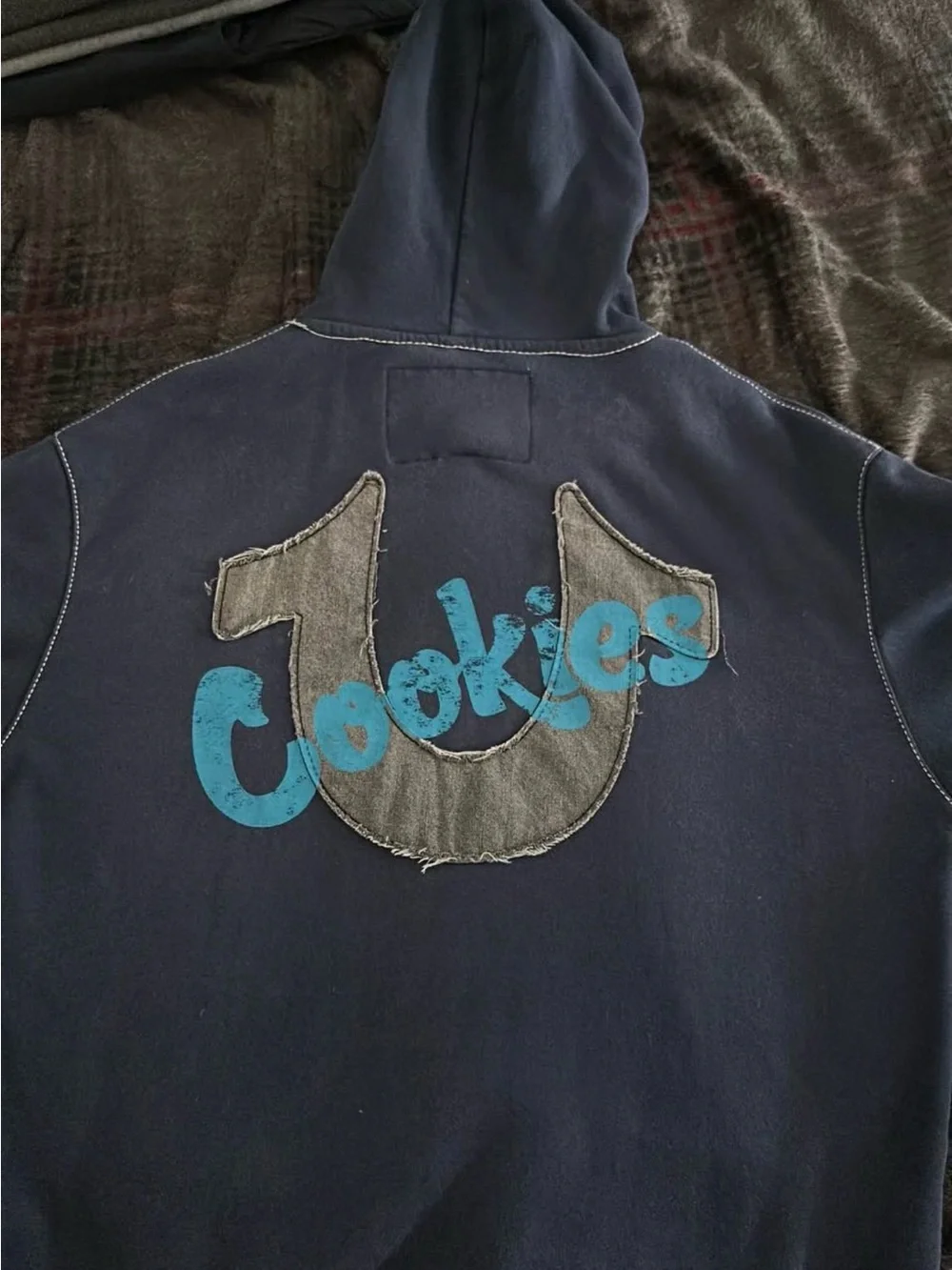 True Religion x Cookies Collab Hoodie - Navy